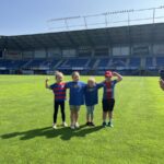 Przedszkolaki na Stadionie Miejskim GKS “Piast”