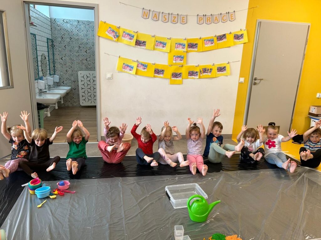 Zajęcia sensoryczne w grupie Poszukiwaczy