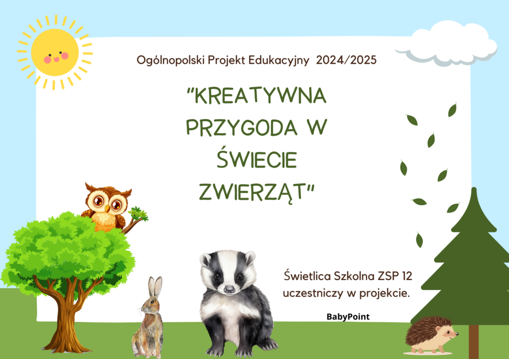 Borsuk – KREATYWNA PRZYGODA W ŚWIECIE ZWIERZĄT