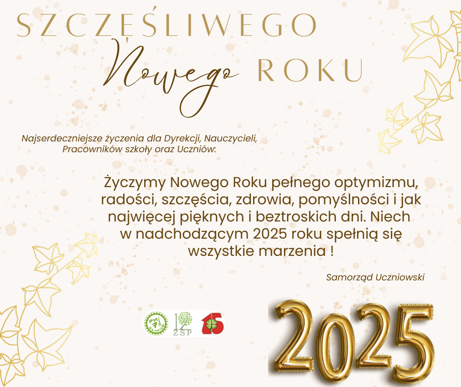 Szczęśliwego Nowego Roku