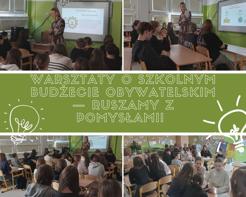 Warsztaty o Szkolnym Budżecie Obywatelskim — ruszamy z pomysłami!