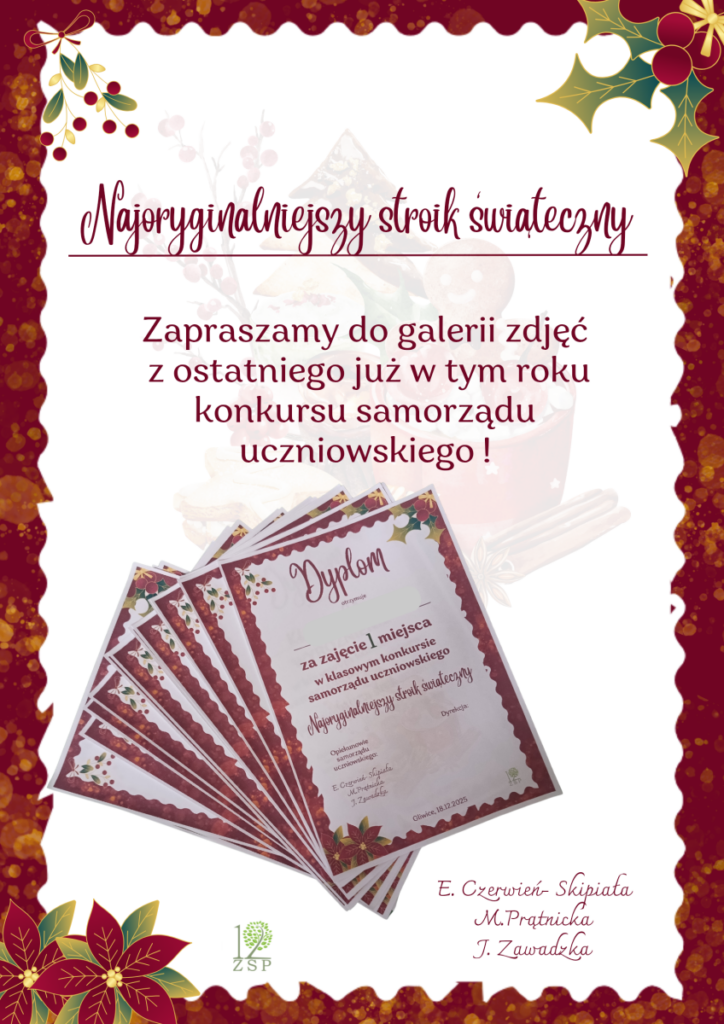 Serdecznie zapraszamy do galerii zdjęć  NAJORYGINALNIEJSZYCH STROIKÓW ŚWIĄTECZNYCH