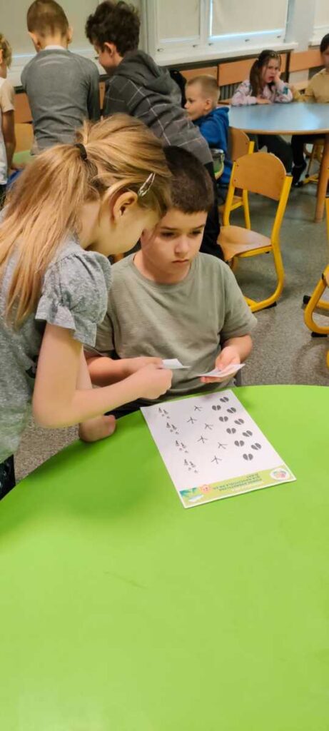 Realizacja drugiego zadania z programu Kubusiowe przygody – temat tropiciele przyrody