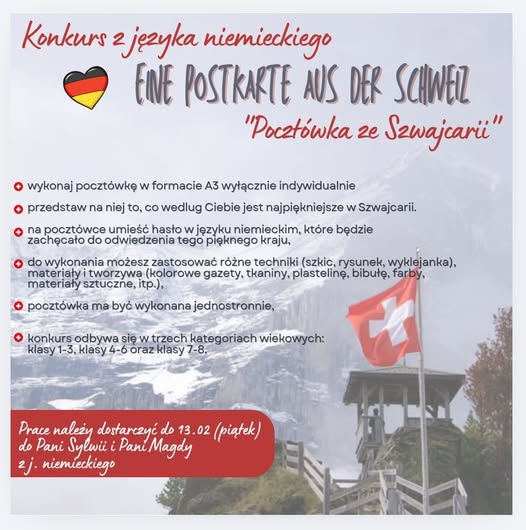 Konkurs z języka niemieckiego Konkurs z języka niemieckiego