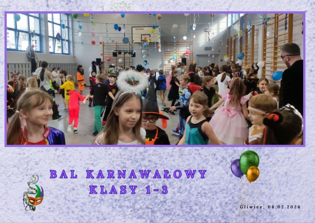 Bal karnawałowy dla klas 1-3 Bal karnawałowy dla klas 1-3