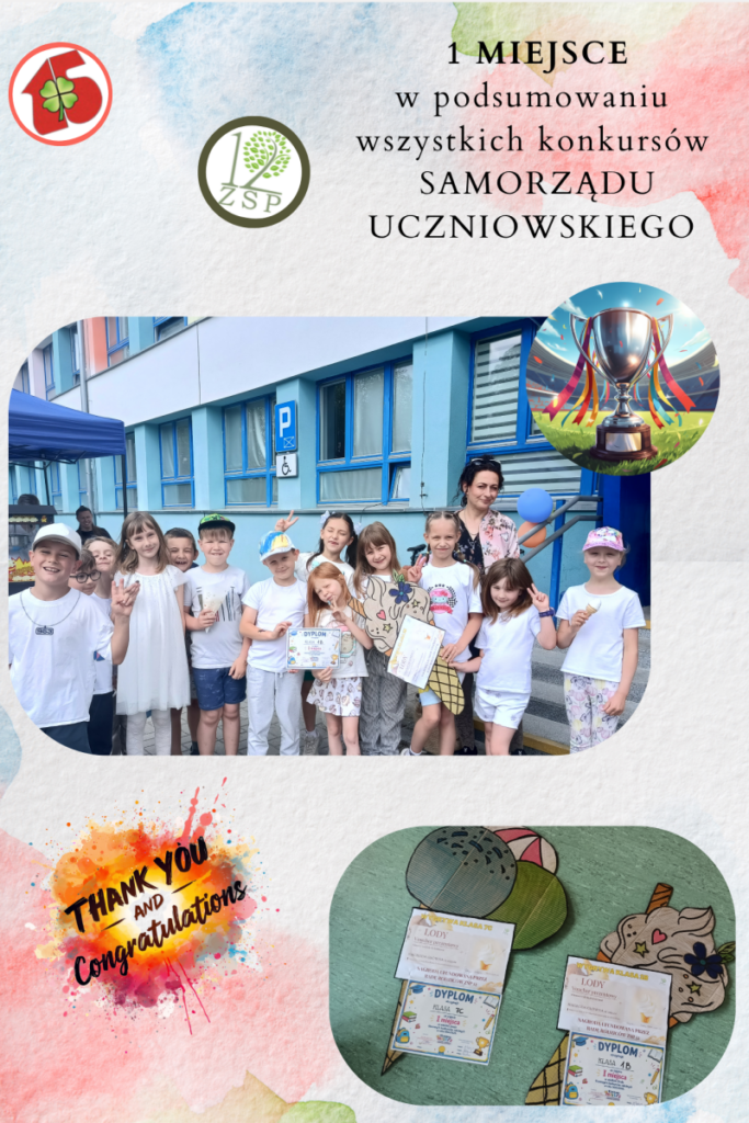 Samorząd Uczniowski dziękuje