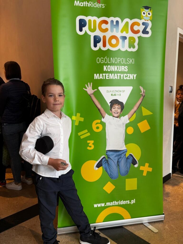 Laureat Ogólnopolskiego Konkursu Matematycznego „Puchacz Piotr” Laureat Ogólnopolskiego Konkursu Matematycznego „Puchacz Piotr”