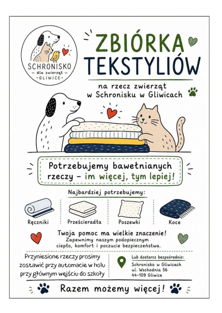 Pomagamy zwierzętom ze schroniska! Pomagamy zwierzętom ze schroniska!