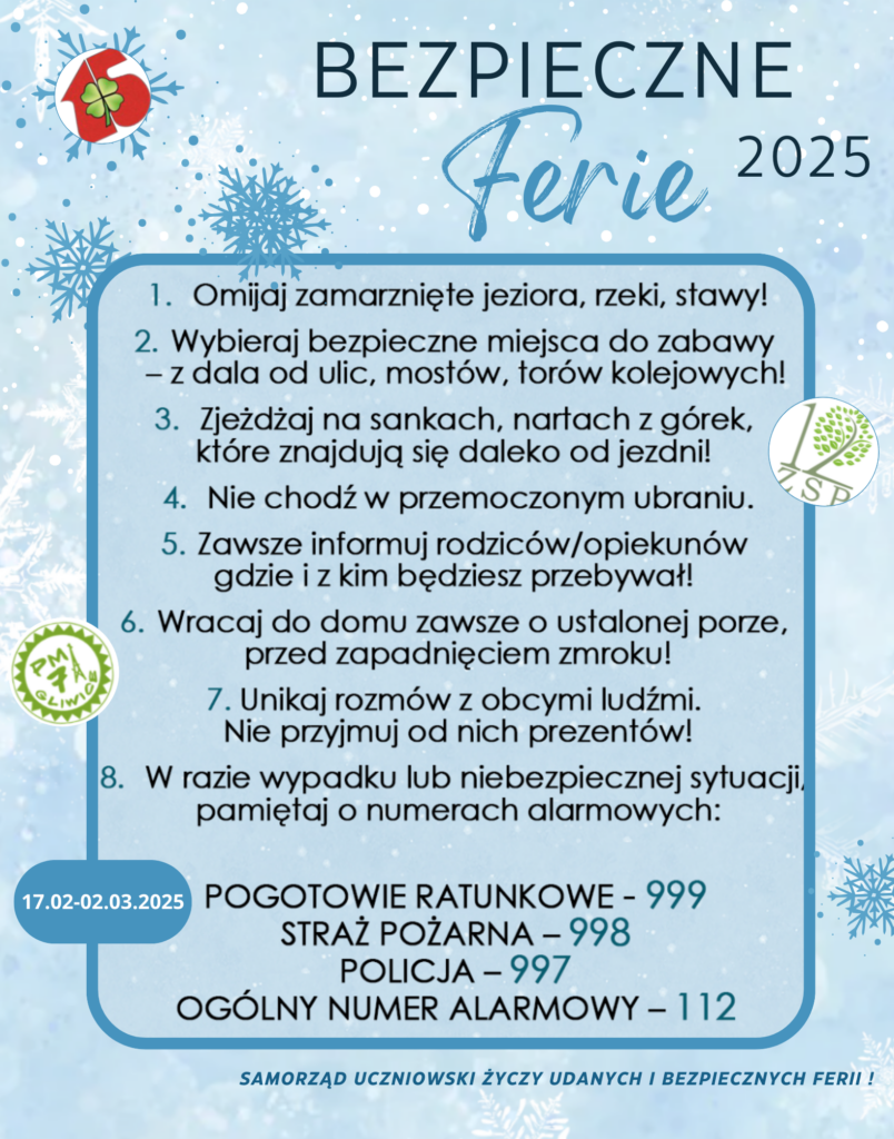 Ferie zimowe 2025