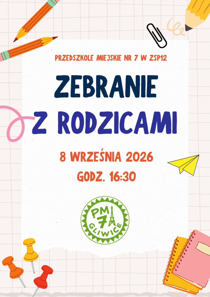 Zebranie organizacyjne z Rodzicami